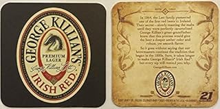 George Killians Irish Red Premium Lager 20 Beer Bar Pub Coasters New
