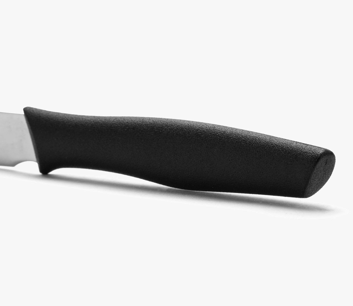 Arcos Serie Nova - Cuchillo para mantequilla 3" con Hoja Acero Inoxidable Nitrum y mango polipropileno negro - Duradero, ergonómico e higiénico (7'')