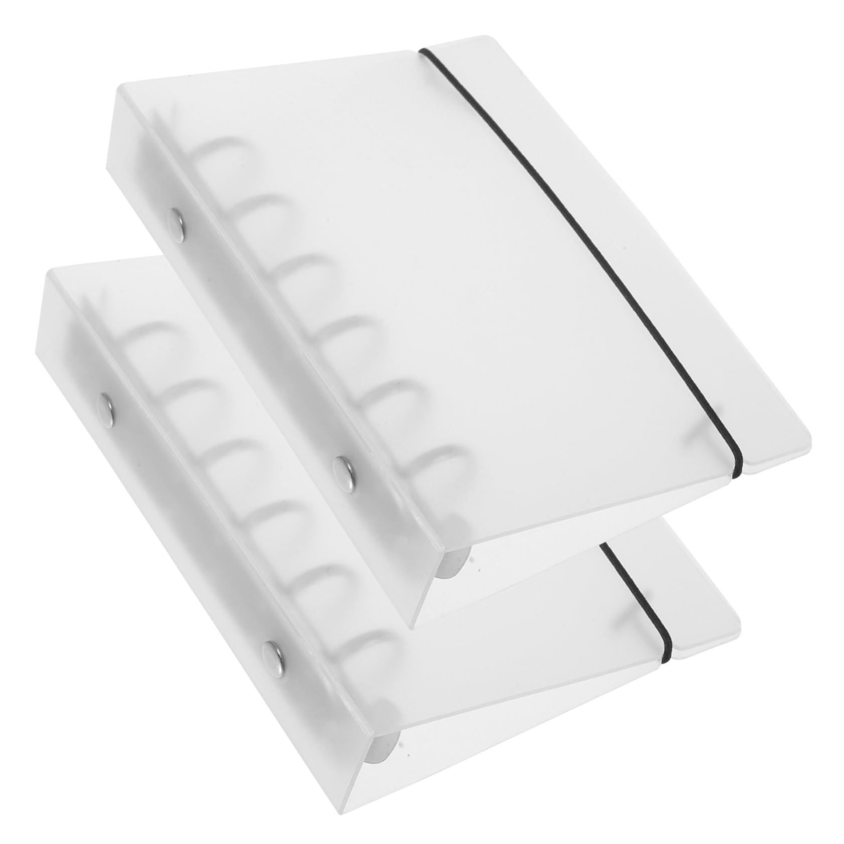 DOITOOL 10 Stück Transparente Ringbuch Hülle Strapazierfähige PP Matte Binder Schutzhülle Verschleißfest Schmutzabweisend Büro und Schulordner Organizer Nachfüllbar Leicht