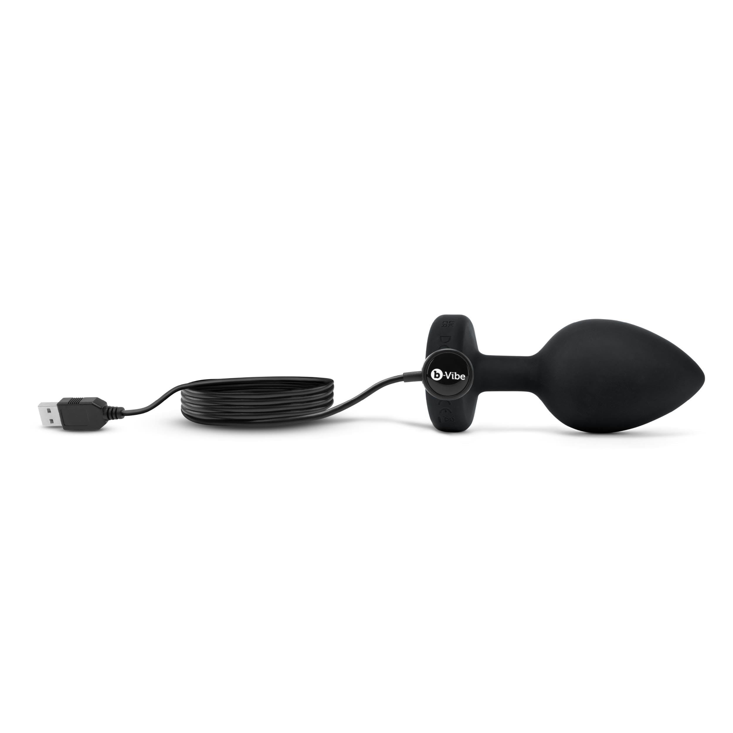 B-Vibe Vibrante Jewel Plug Xxl Black