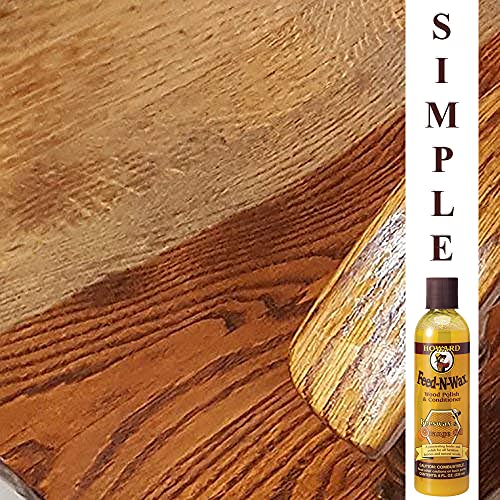 2 Howard Wood Polish And Conditioner + 1 Daley Mint Cloth | Feed-N-Wax Wooden Furniture Polish Kit - Fw0008, 8Oz #TOP3