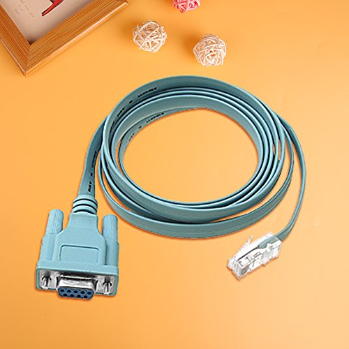 Cabo de Console RJ45 para RS232 DB9 Shelian 1,5 m para Cisco Huawei Router Switch-