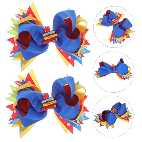PRETYZOOM 10 peças azuis adoráveis presilhas de cabelo para meninas, presente festivo para crianças,