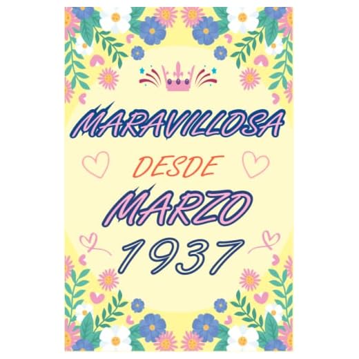 CUADERNO, MARAVILLOSA DESDE MARZO 1937: Regalo de 86 cumpleaños para mujeres y hombres, ideas de 86 cumpleaños... un cumpleaños... divertido, cuaderno ... regalo de 86 cumpleaños para él/ella.