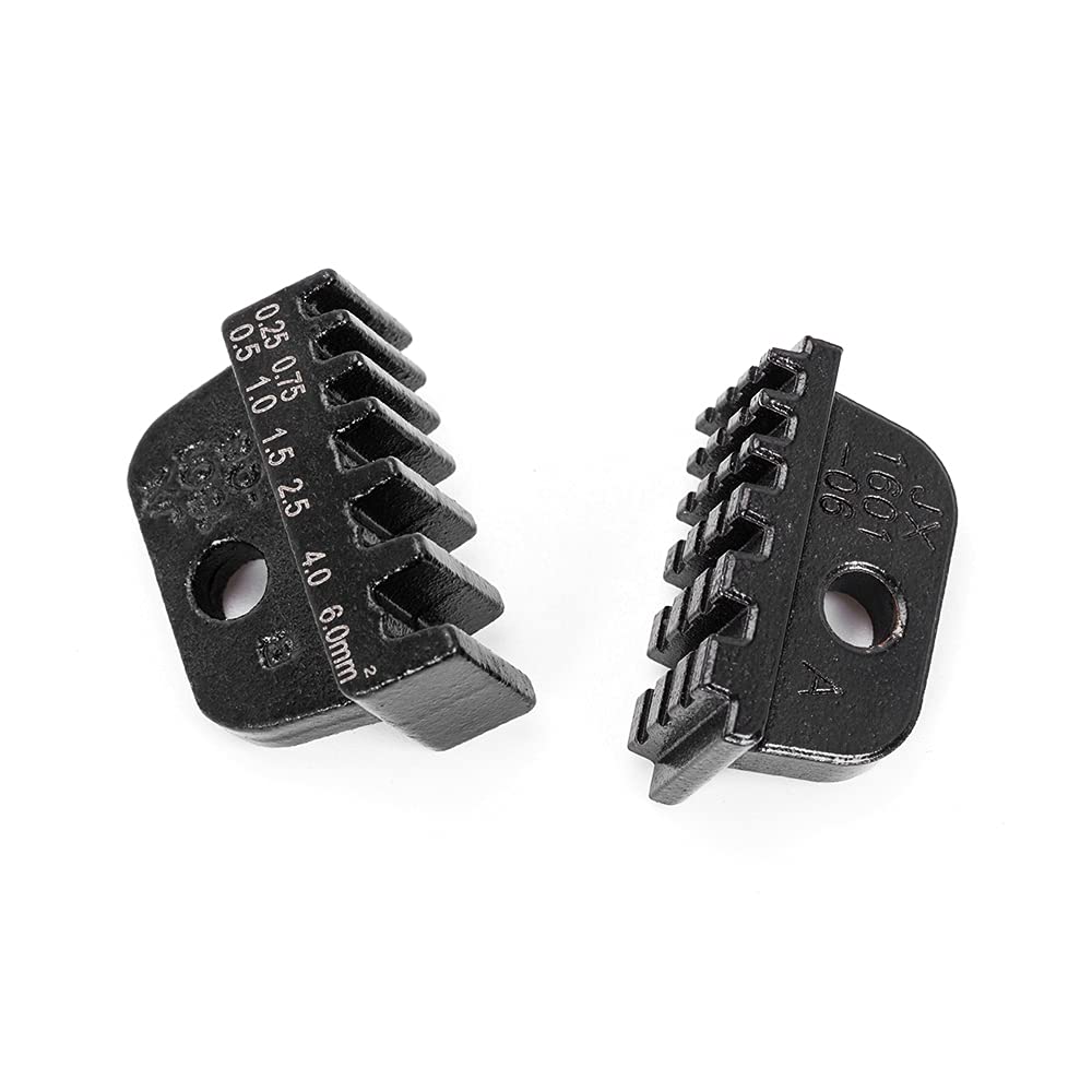 Wire Crimper Jaw Insulated Bare Terminal Jaws Mold for Crimping Pliers Ferrule Crimpers Cord End