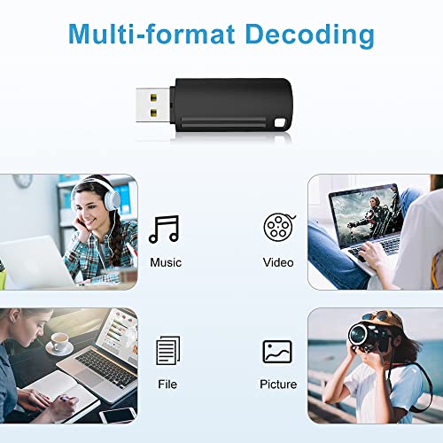 Image of KEXIN 8GB Flash Drive Thumb Drive 10 Pack 8G USB Flash Drive Bulk Memory Stick with LED Indicator, Flash Drives Design in Snap Cap