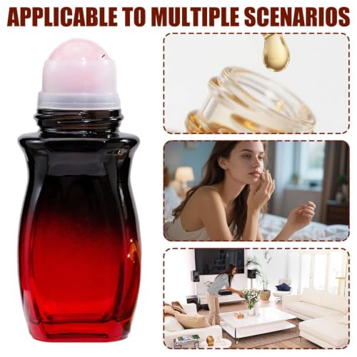 Botellas de vidrio ámbar de 50 ml con roll-on para aceites esenciales 5