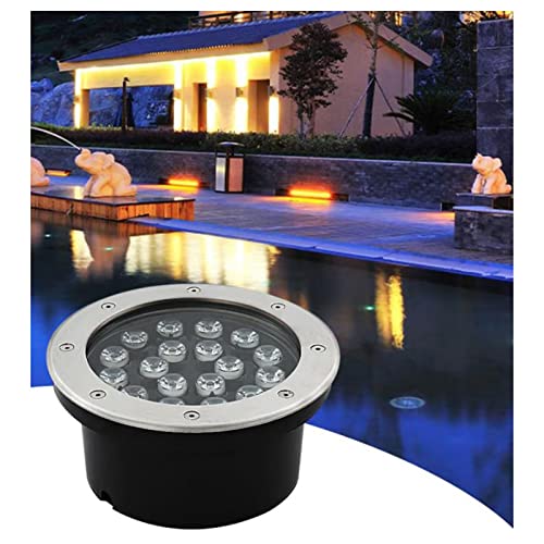 Vzcomm Led Underwater Light Pond Light Ip68 Waterproof Stainless Steel Submersible Led Pool Lights Low Voltage Ac12/24V Recessed Underground Light For Landscape Swimming Pool Fountain Walls Spotlights #TOP1