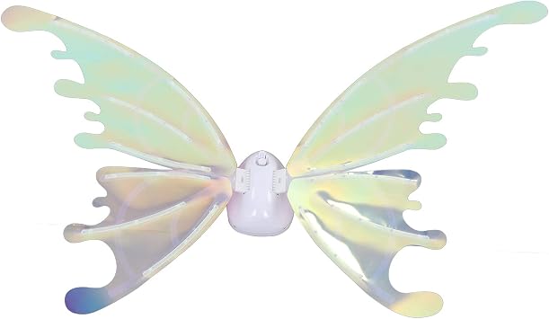 Pyhodi Electrical Butterfly, Glowing Shiny Colorful Fairy Adazzling Gradient Effect Battery Powered LED Lights Angel for Birthday, Wedding and Christmas Dress Up