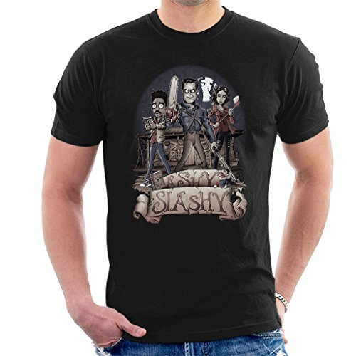 Image of Ashy Slashy Ash Vs Evil Dead Men's T-Shirt Black