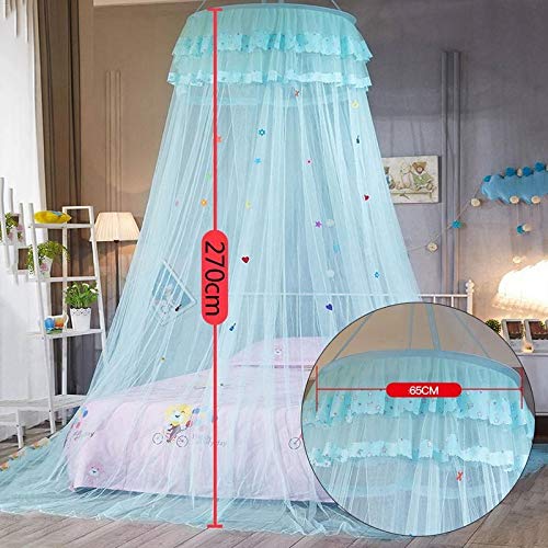 Cuna Red Cúpula de Techo suspendido Cama con Dosel Princesa Reina Mosquitera Cama Carpa Cuna Verano Mosquito Esencial (Color : Yellow)