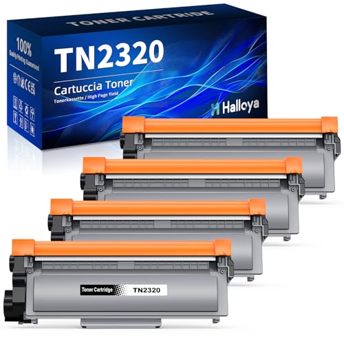 Halloya TN2320 Toner Kompatibel für Brother TN-2320 TN2320 TN-2310 Toner für Brother MFC-L2700DW MFC-L2700DN MFC-L2720DW HL-L2340DW HL-L2300D DCP-L2520DW DCP-L2540DN(4 Schwarz) Halloya TN2320 Toner Kompatibel für Brother TN-2320 TN2320 TN-2310 Toner für Brother MFC-L2700DW MFC-L2700DN MFC-L2720DW HL-L2340DW HL-L2300D DCP-L2520DW DCP-L2540DN(4 Schwarz)