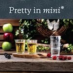 Vikko - 3.2 oz petits verres, petits verres épais et durables, parfait pour les enfants, dégustation et petites portions, lave-vaisselle sûr, 3.2 x verres en verre transparent 6
