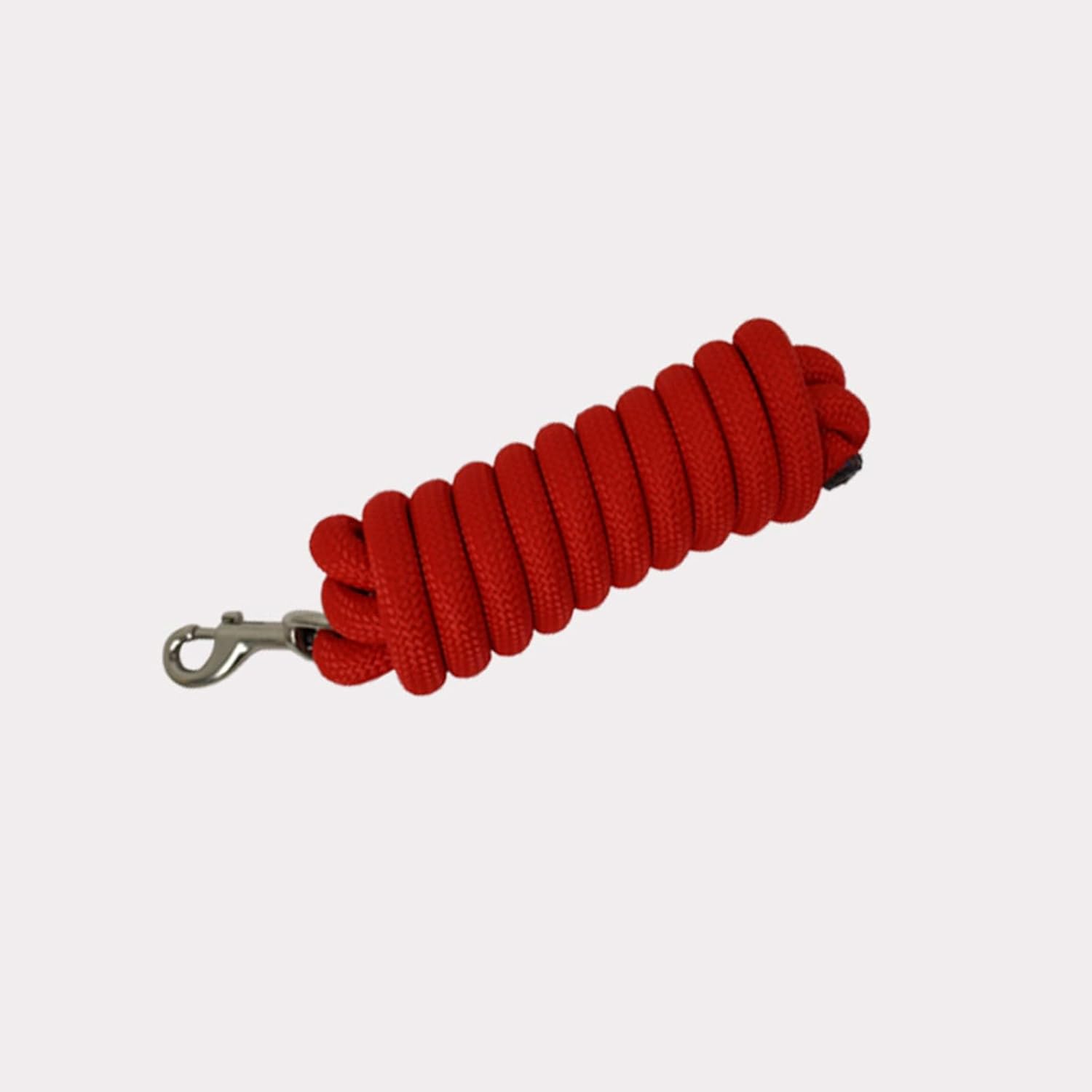 Horse Lead Rope, Tough, Cotton Lead Ropes for Horses, with Quick Halter Attachment, for Daily Use & Showing 8 Feet(red)