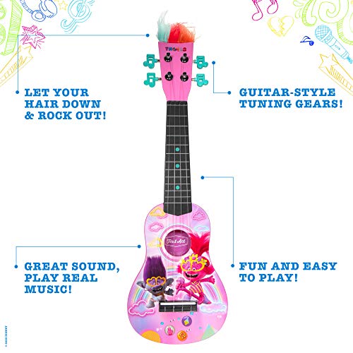 First Act Discovery Trolls 2 World Tour Ukulele - Small Kids’ Guitar
