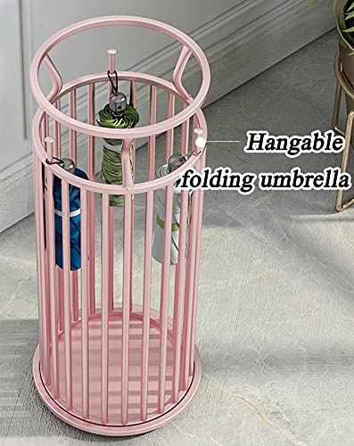 Porte-parapluies avec crochet robuste et bac de récupération eau - 6