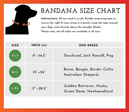 Spot The Dog! Reflective Dog Bandanas - High Visibility Safety Dog Accessories For Small, Large Dogs, Orange Collar, Scarf, Kerchief, Bib For Hunting, Camping, Walking At Night (Blaze Orange, M-L) #TOP4