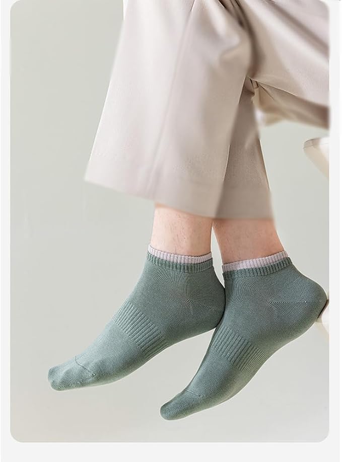 Image of JABA'S Ankle Socks for Men & Women (Unisex) Made With Durable, Breathable Cotton, Anti Odour & Anti Bacterial - Pack of 7, Free Size