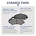 Acinoparts Front and Rear Drilled & Slotted Brake Rotors and Ceramic Brake Pads Brake Kit Replacement for Hyundai Sonata Kia Optima 2011 2012 2013 2014 2015