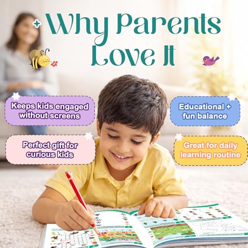Image of 365 Nature Activity Book for Kids 4+ | Fun Activities with Games, Puzzles, Coloring & Outdoor-Inspired Challenges | Best Gift for Children