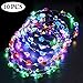 Produktbild Led Blumenkranz, Outgeek 10PCS 10LED Garland Stirnband Dekorative Leucht 10 LEDs Böhmen Blume Stirnband Kopfbedeckung Floral Crown Tiara Haarschmuck Festival Blumenkranz Stirnband Party Hochzeit Decor