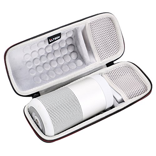 LTGEM EVA Duro Caso Viajar Proceso de Llevar Almacenaje Bolsa para Bose SoundLink Revolve Altavoz Bluetooth portátil.Fits USB Cable y Pared Cargador.