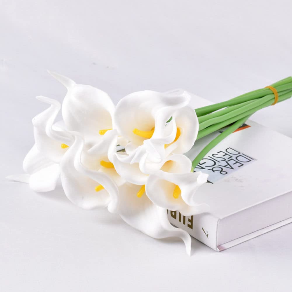 Pièce maîtresse calla lily blanc de 34 cm au design épuré