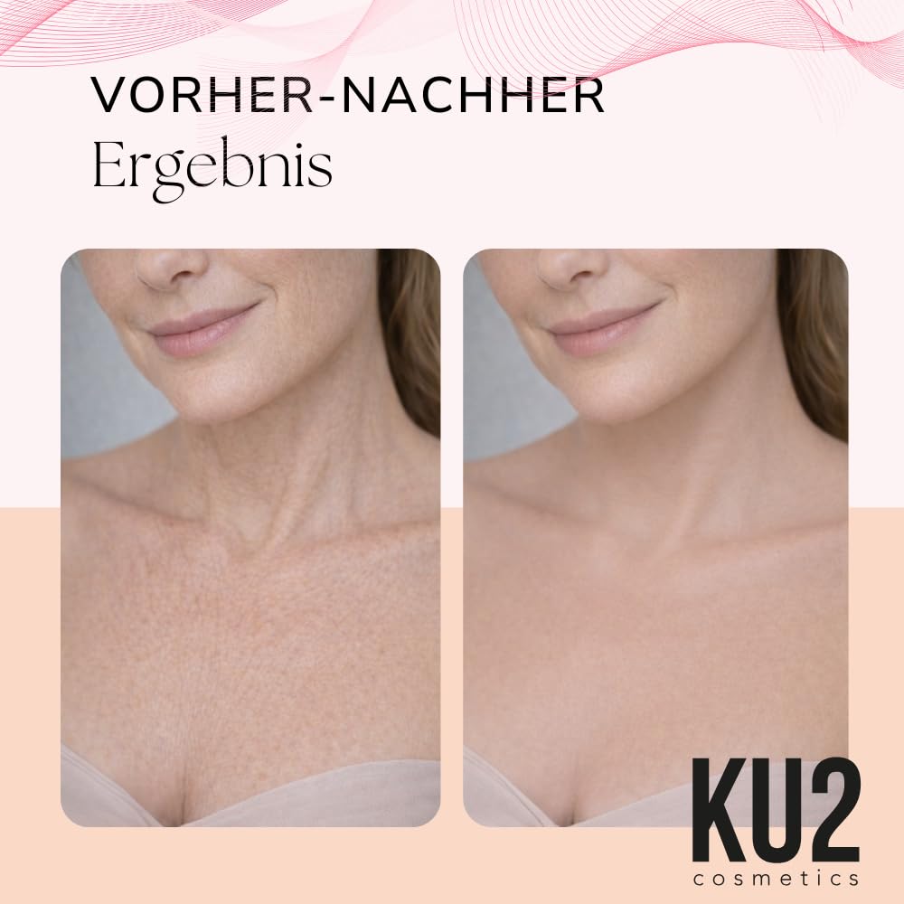 KU2 Cosmetics Superlift Dekolleté Creme, 100 ml | Anti Aging Pflege für Hals & Dekolleté, Mit Multi-Hyaluron & Peptiden, Glättet Linien sichtbar