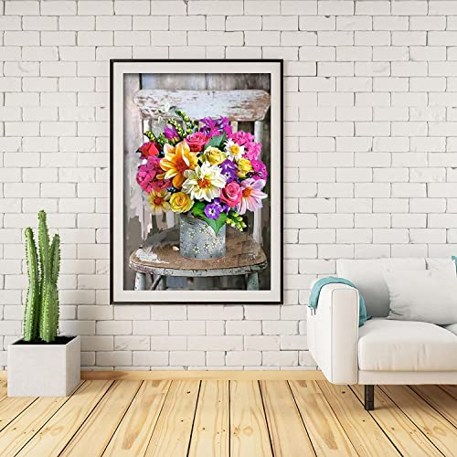 5D Diamond Painting Kits For Adults,Diamond Art With Full Tools Accessories,Diy Full Drill Diamond Dots Rhinestone Diamond Arts Kits For Home Wall Decor Gifts 12X16Inch #TOP3