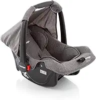 Voyage Bebê Conforto Infantil para Carro Beta, Cinto 3 Pontos, Capota Removível Grupo 0+ (Até 13kgs), Cinza Mescla