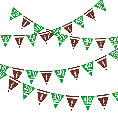 Football Decorations Bunting American Football Theme Triangle Flags Banner for Birthday Party Decorations - Image 7
