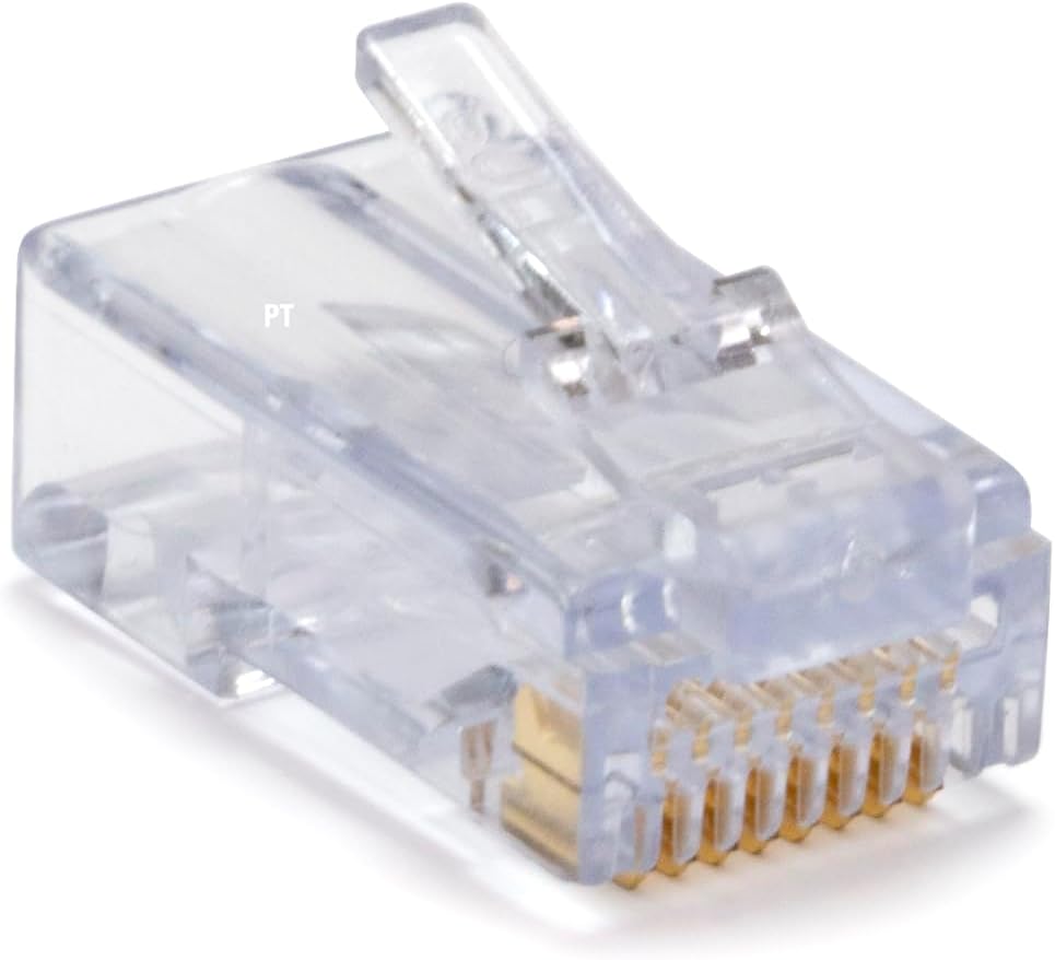 Platinum Tools 100010B EZ-RJ45 Cat6 Connector, 100-Pack