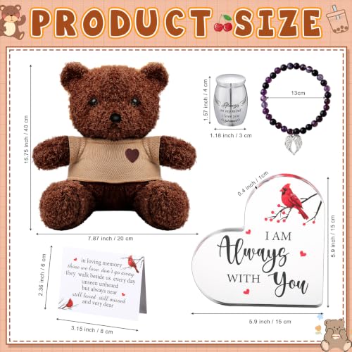 Cremation Keepsake Ashes Urn Set for Loved One Pet Loss, Bear, Black by Kenning - Used condition - Image 2