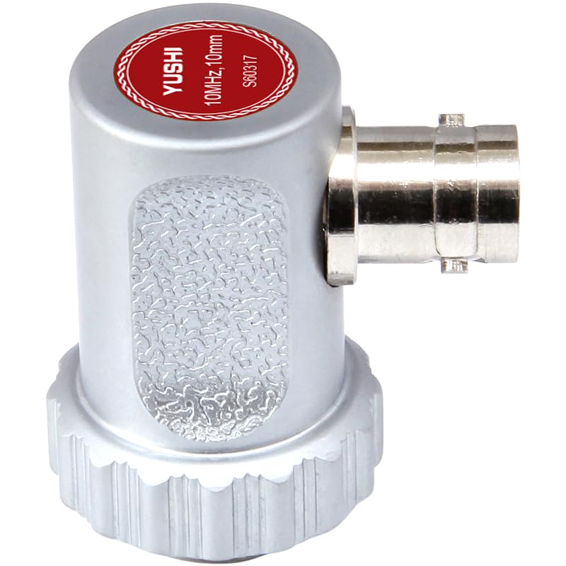 Sonda ultrasónica de cristal único de 10 mm y transductor de haz recto