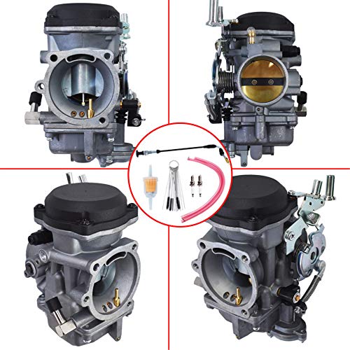 Munirater Carburetor Rebuild 40 Mm Replacement For Big Twin Sportster 883 1200 Glide Dyna Xl883 Xl 883 Carb Xlh883 27490-04 #TOP1