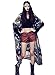 Women's Boho 3/4 Sleeves Oversize Chiffon Kimono Cardigan Beach Cover up Blouse,Black,One Size