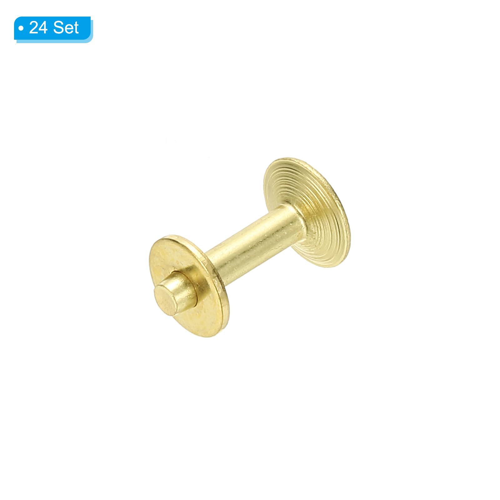 PATIKIL 10x3.3x14mm Leather Rivets and Burrs - Image 3