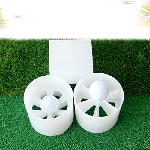 BESPORTBLE Copo de golfe verde para prática de golfe ao ar livre com buraco de golfe para prática de