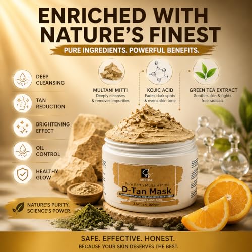 Image of Pure Earth Multani Mitti Powder 100g Pack of 2| Pure Fuller's Earth for Acne Treatment, Nourishing Glow, and Soothing Smoothness