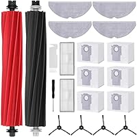 Komplettes Ersatz-Set Für Aonus S8 Saugroboter - 8 Filter + 8 Seitenbürsten