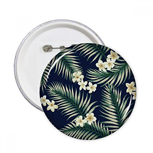 Pins blanc tropical art pour masquer un défaut ou embellir un vêtement triste