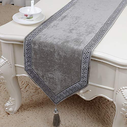 WENLI Handmade Simple Table Runners Linen Cotton 100% Linen Table Runner High Precision Ripple Christmas Decorations For Kitchen Home Table Runner Track On The Table Accessories,5 Colors Christ