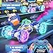 Gesture Sensing RC Stunt Cars - Toys for Boys Girls 6-12 | Best Gifts for Kids 6-12 Years Old | 4WD 360° Rotating Remote Control Transform Car | All-Terrain Off Road Vehicle with Lights Music Blue