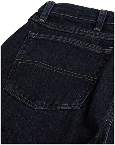 Image of Wrangler Men's Regular Fit Jeans (ZM100RD-472-58x32 Blue 58W x 32L)