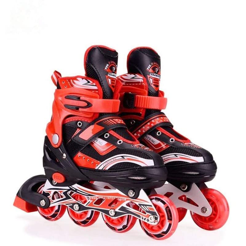 See full amazon price history chart for KAOMOJI Inline Skates Size Adjustable All Pure PU Strong Wheels Aluminum with LED Flash Light on Wheels, Age Group 10+ Adults Boys Girls(Red) KAOMOJI Inline Skates Size Adjustable All Pure PU Strong Wheels Aluminum with LED Flash Light on Wheels, Age Group 10+ Adults Boys Girls(Red) (B0B77TC79V) Amazon Price History, Amazon Price Tracker