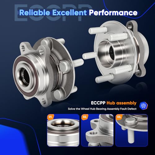 Image of ECCPP 513394 Wheel Bearing Hub Assembly for Lincoln MKZ 2017-2020