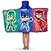 PJ Masks Bath/Pool/Beach Soft Cotton Terry Hooded Towel Wrap, 24