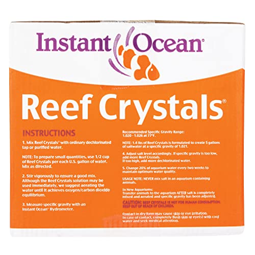Instant Ocean Reef Crystals Reef Salt For 200 Gallons, Enriched Formulation For Aquariums, 25600 Fl Oz (Pack of 1) - Thumbnail 4