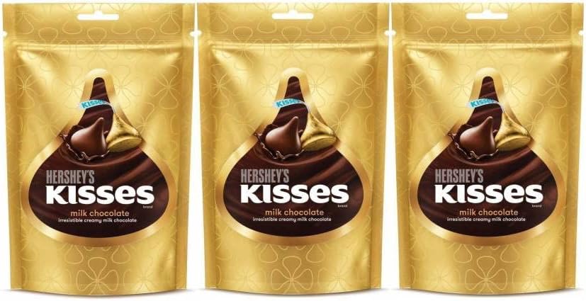 HERSHEY'S KISSES MILK CHOCOLATE (3 X 36 GM) PACK OF 3 Fudges (3 x 36 g)