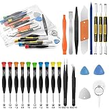 25pcs Electronics Repair Tool Kit, GangZhiBao Precision Screwdriver Set Magnetic for Fix Apple iPhon